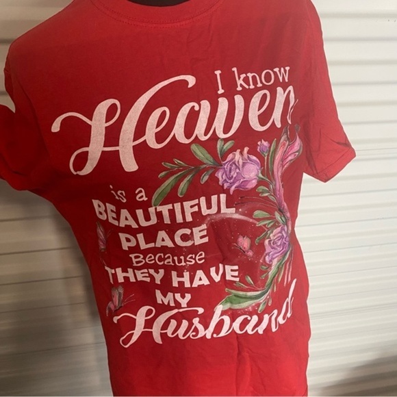 Fruit Of The Loom T-Shirt Red Women’s Size M - Picture 3 of 10